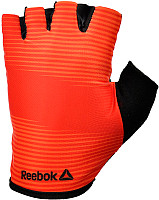 Тренировочные перчатки Reebok (без пальцев) красные размер S, Арт. RAGB-11234RD