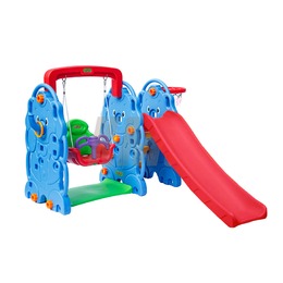 Детская горка + качели "Жук" PS-031