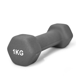 Гантель UNIX Fit неопреновая 1 кг / шт. Grey