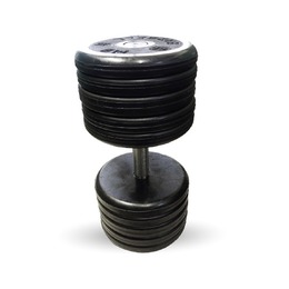 Гантель Barbell 56 кг классик с вращающейся ручкой хром
