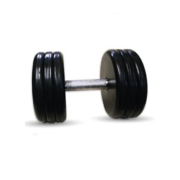 Гантель Barbell 40 кг классик с вращающейся ручкой хром