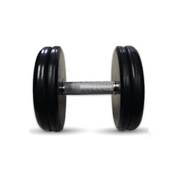 Гантель Barbell 18 кг классик с вращающейся ручкой хром