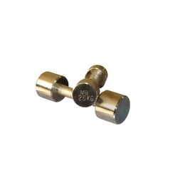 Гантель Barbell 2,5 кг неразборная фитнесс хром