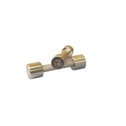 Гантель Barbell 1,5 кг неразборная фитнесс хром