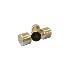 Гантель Barbell 6 кг неразборная фитнесс хром