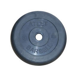 Диск обрезиненный BARBELL ATLET 5 кг / диаметр 31 мм
