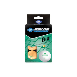 Мячики для н/тенниса DONIC ELITE 1* 40+, 6 штук, оранжевый
