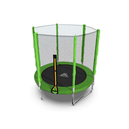 Батут DFC Trampoline Fitness с сеткой 6ft Светло-зелёный