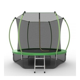JUMP Internal 8ft (Green) + Lower net. Батут с внутренней сеткой и лестницей, диаметр 8ft (зеленый) + нижняя сеть