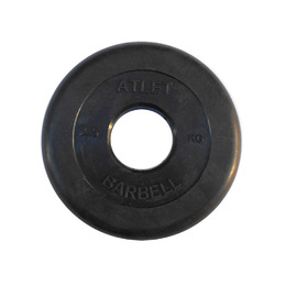 Диск обрезиненный BARBELL ATLET 2,5 кг / диаметр 51 мм