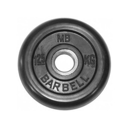 Диск обрезиненный BARBELL MB (металлическая втулка) 1.25 кг / диаметр 31 мм