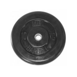 Диск обрезиненный BARBELL MB (металлическая втулка) 10 кг / диаметр 31 мм