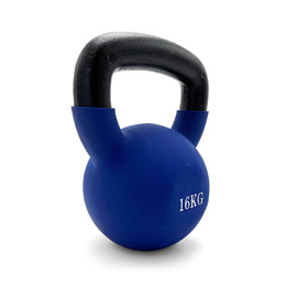 Гиря UNIX Fit виниловая 16 кг Blue