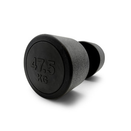 Гантель UNIX Fit PRO круглая обрезиненная 47,5 кг / шт.