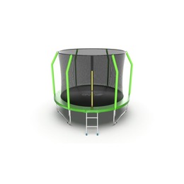 JUMP Cosmo 10ft (Green) Батут с внутренней сеткой и лестницей, диаметр 10ft (зеленый)