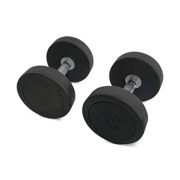 Гантель UNIX Fit PRO круглая обрезиненная 10 кг / шт.