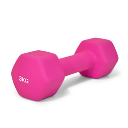 Гантель UNIX Fit неопреновая 3 кг / шт. Pink