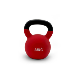 Гиря UNIX Fit виниловая 28 кг Red