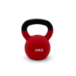 Гиря UNIX Fit виниловая 24 кг Red