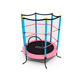 Батут детский DFC SMRKIDS 55" с сеткой, PINK