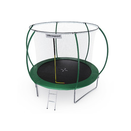 Батут DFC ULTRASPORT 10 ft с внутренней сеткой / лестница в комплекте