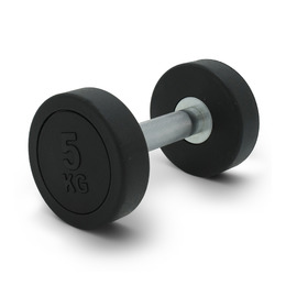 Гантель UNIX Fit PRO круглая обрезиненная 5 кг / шт.