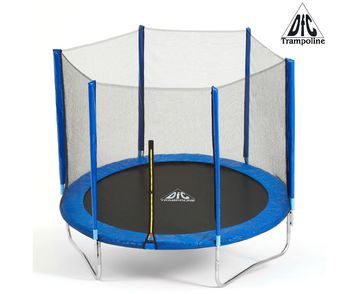 Батут DFC Trampoline Fitness с сеткой 5ft синий