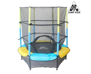 Батут DFC JUMP KIDS55" желто-синий
