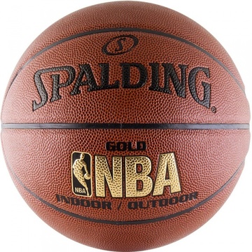  Баскетбольный мяч NBA Gold, с логотипом NBA р-р 7 