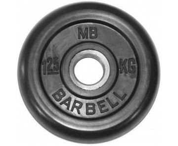 Диск обрезиненный BARBELL MB (металлическая втулка) 1.25 кг / диаметр 31 мм