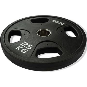 Диск олимпийский обрезиненный BRONZE GYM BG-PA-PL-P250 черный, 25 кг
