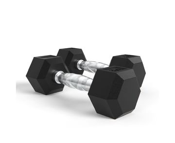 Гантели DFC Гексагональные, 2 шт. по 8 кг