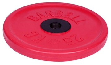Диск олимпийский Barbell d 51 мм цветной 25кг