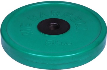 Диск олимпийский Barbell d 51 мм цветной 50 кг