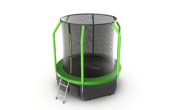 JUMP Cosmo 6ft (Green) + Lower net. Батут с внутренней сеткой и лестницей, диаметр 6ft (зеленый) + нижняя сеть