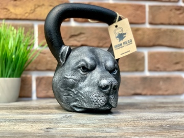 Гиря Iron Head Питбуль 16 кг
