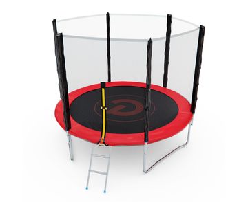 Батут с сеткой DFC PELPO 10ft с лестницей, RED