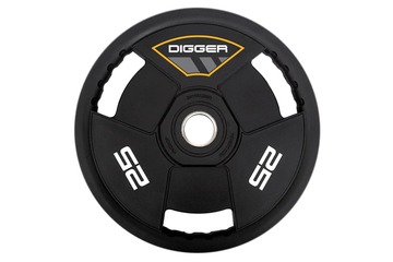 Диск олимпийский полиуретановый 3-х хватовый 25кг Hasttings Digger HD51CA-25