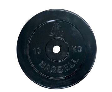 Диск обрезиненный BARBELL ATLET 10 кг / диаметр 26 мм