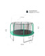 Батут UNIX Line SUPREME BASIC 12 ft (green)