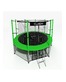 Батут i-JUMP Classic 16ft (4,88 м.) с нижней сетью и лестницей (green)