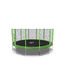 Батут DFC Trampoline Fitness с сеткой 16ft Светло-зелёный