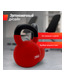 Гиря UNIX Fit виниловая 28 кг Red