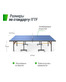 Всепогодный теннисный стол UNIX Line outdoor 14 mm SMC, Blue
