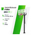 Баскетбольная стойка стационарная UNIX Line B-Stand-PC 54"x32" R45 H230-305 см