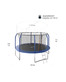 Батут UNIX Line SUPREME BASIC 12 ft (blue)