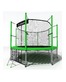 Батут i-JUMP Classic 10ft (3,06 м.) с нижней сетью и лестницей (green)