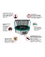 Батут UNIX line SUPREME GAME 10 ft (green)