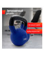 Гиря UNIX Fit виниловая 16 кг Blue