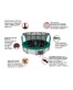Батут UNIX line SUPREME GAME 16 ft (green)